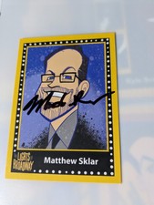 Matthew Skylar signed Lights Of Broadway Card Elf Wedding Singer Prom Half Time
