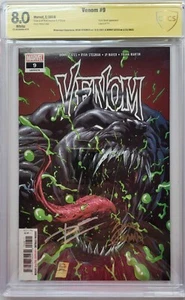 Venom 9 CBCS 8.0 1st Full app Dylan Brock Signed By Donny Cates & Ryan Stegman - Picture 1 of 3