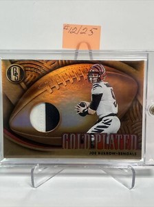 2022 Gold Standard Joe Burrow Gold Plated Patch #’d 12/25