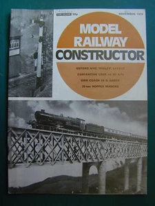 MODEL RAILWAY CONSTRUCTOR MAGAZINE NOVEMBER 1972 - Picture 1 of 1