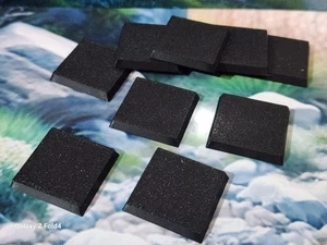 Bases cuadradas de Wargaming de 30 mm plástico duradero para juegos de mesa Warhammer 40 k - Imagen 1 de 6