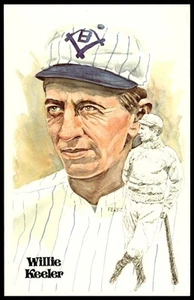 1980 -87 Perez-Steele Hall of Fame Series 1-15 - #23 Willie Keeler Dodgers - Picture 1 of 2