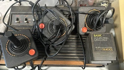VTG Atari 2600 Console w/3 Joysticks, Not Tested Look At Pics & Read Description - Image 1 of 4