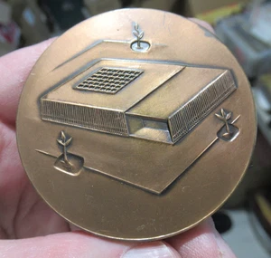 Medalla de Bronce Estado Oficial Israel 1961, Museo Numismático Kadman, 119gr, 59mm - Imagen 1 de 5