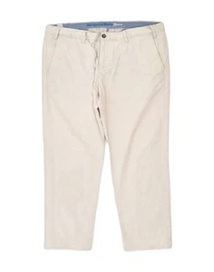 HARMONT & BLAINE Mens Tapered Chino Trousers IT 52 XL W36 L29 Beige Cotton QB05 - Picture 1 of 4