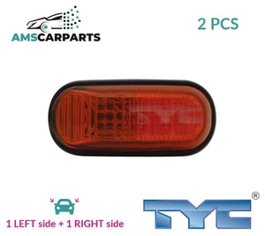 INDICATOR LIGHT BLINKER LAMP PAIR LATERAL INSTALLATION 18-3429-05-2 TYC 2PCS NEW - Picture 1 of 5
