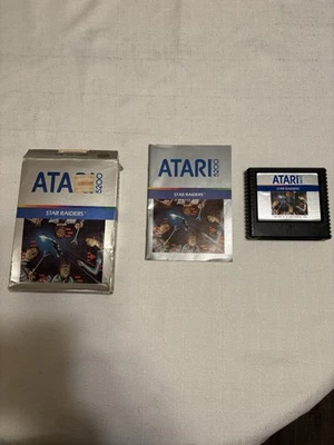 Atari 5200 Star Raiders CIB Cartridge, Box And Instructions - Image 1 of 3