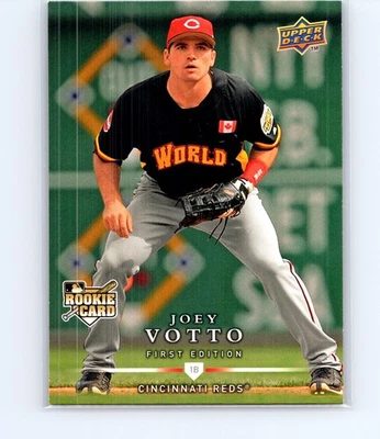 Upper Deck 2008 primera edición Joey Votto #299 radiocontrol Foto 1 de 2