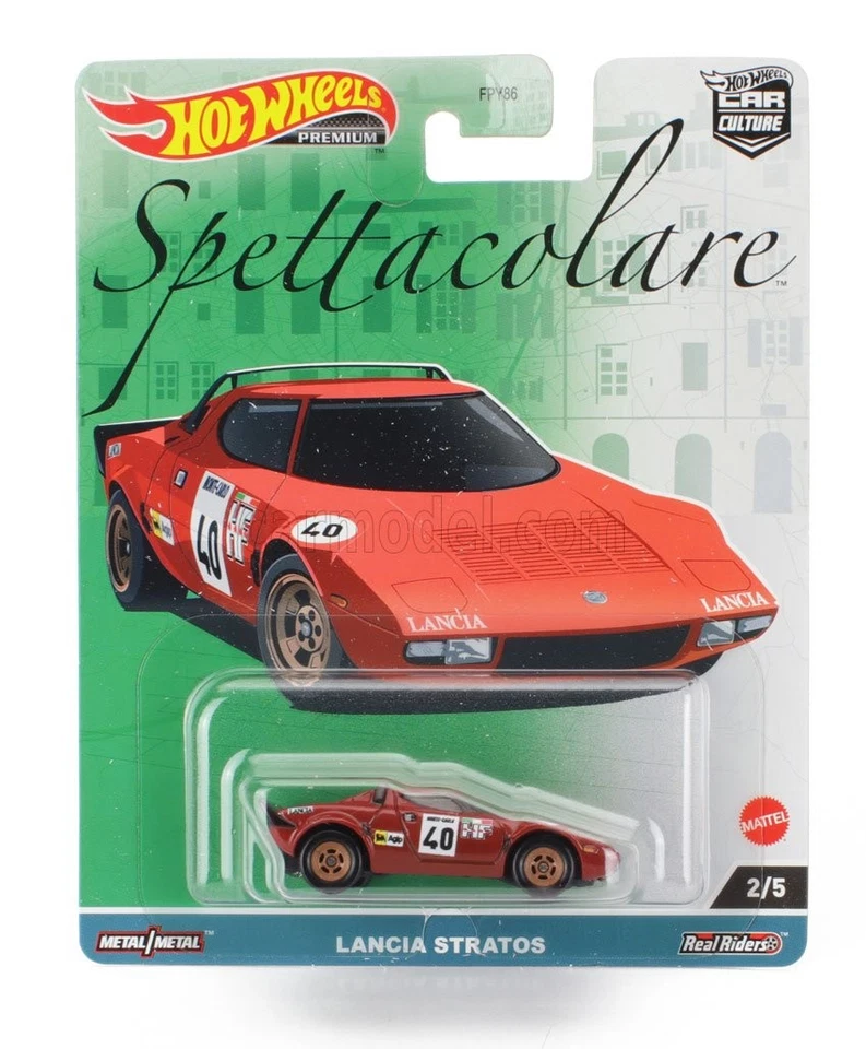 1/64 MATTEL HOT WHEELS - LANCIA - STRATOS N 4 RALLY 1978 FPY86-959B-HKC49 - Immagine 1 di 1