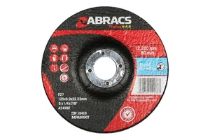 Connect Abracs Metal Grinding Discs 125mm x 6.0mm 10pc 32053 - Picture 1 of 1