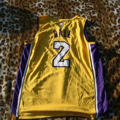 Nike NBA Los Angeles Lakers Lonzo Ball #2 Jersey Size M - Image 1 of 3