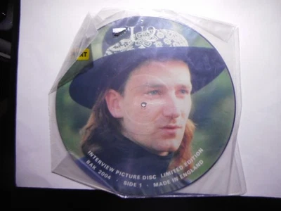 U2 Ltd. Ed. 12” Interview Picture Disc UK import vinyl record BAK 2004 Bono - Image 1 of 2