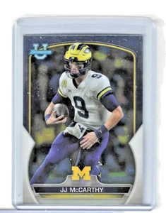 JJ McCarthy 2022 Bowman Chrome U  Base #48 Vikings - Picture 1 of 2