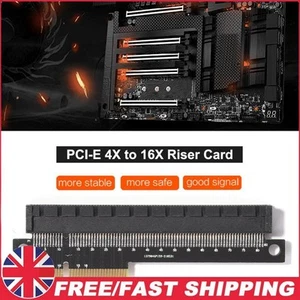 PCI-E 4X to 16X Adapter Card PCI-Express 4X Male to Female Riser Card Converter - Afbeelding 1 van 8