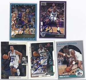 Johnny Newman Signed / Autographed Basketball Card Charlotte 1990 NBA Hoops - Bild 1 von 1