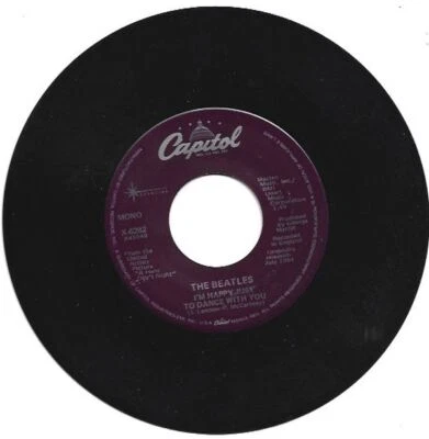 Beatles - I'm Happy Just to Dance with You / I'll Cry Instead 7" 45 RPM Single - Image 1 of 4