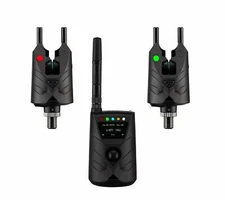 ND Tackle S9 Wireless Bite Alarm 2 Rod Set in Box USB Multicolor LED Receiver