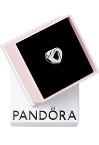Pandora Juwel geknüpft Herz Sterlingsilber Charm, mit Geschenkbox - Bild 1 von 3