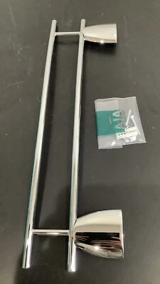 "Toallero doble Aja Slim 16"" acabado cromado A220108 Y4" Foto 1 de 4