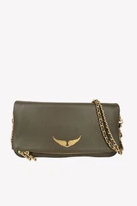 Zadig & Voltaire Damen Tasche Grün Leder Crossbody Bag Ledertasche Klein - Bild 1 von 6