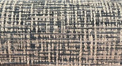 Uphol de tweed semi liso texturizado Larsen. Tela - Griffin / Ocean 7,75 yd L9102-05 Foto 1 de 3