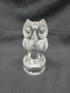 Paperweight Goebel Crystal Owl Bird German Figurine Collectible Art Glass # 5099 - Picture 1 of 21
