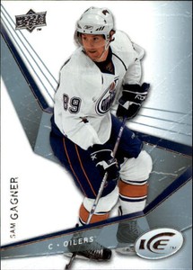 2008-09 Upper Deck Ice Oilers Hockey Card #85 Sam Gagner