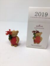 Hallmark Mary Hamilton's Bears Pretty Poinsettia Ornament Dated 2019