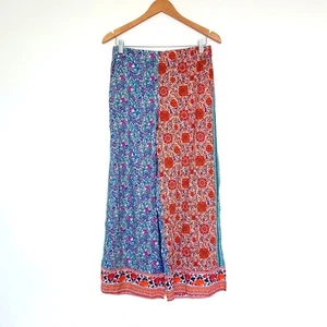 Boteh Pants Size 3 AU 12 Wide Leg Resort Floral Bohemian Pockets - Picture 1 of 8