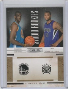 2010-11 Panini Rookies & Stars Studio Combo Rookies Gold #3 DeMarcus Cousins - Picture 1 of 2
