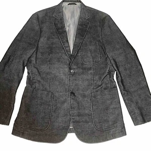 James Campbell Black Size Large Men’s  Two Tone Blazer Corduroy Double Vent - Picture 1 of 13