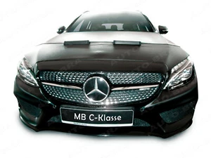 CAR HOOD BONNET BRA fits MB Mercedes Benz C-Class W205 since 2014 FRONT END MASK - Imagen 1 de 4
