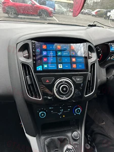 9" Android 14 Carplay Car Stereo Radio Sat GPS Navi BT For Ford Focus 2012-2018 - Picture 1 of 15
