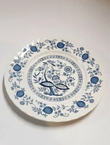 Enoch Wedgwood Tunstall LTD England 10" Plate Blue Heritage Onion Pattern - Picture 1 of 4