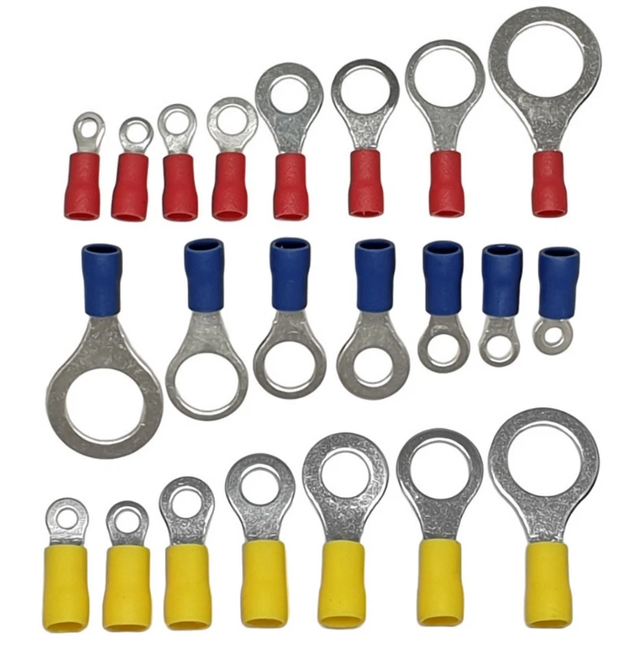 HELUKABEL ODER KLAUKE, JE NACH VERFÜGBARKEIT HELU o. KLAUKE Ringkabelschuhe Ringösen 0,5mm² -1,0mm² 1,5 - 2,5mm² 4,0 - 6,0mm²