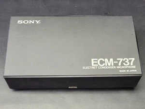 Sony ECM-737 Microphono professionale a condensatore Electret - Foto 1 di 14