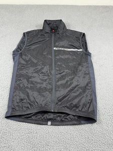 Castelli Squadra Stretch Cycling Vest Mens XXL Black Windbreaker Jersey Gilet - Picture 1 of 14