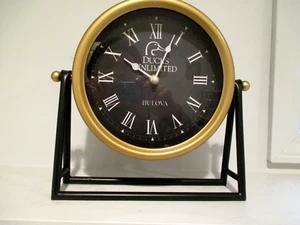 Bulova Clocks Model B8901  Gold and Black-tested - Picture 1 of 3
