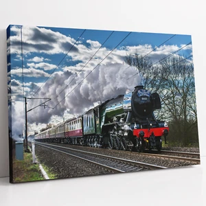 The FLYING SCOTSMAN | Impresión en lona Arte en Pared Foto | Elige entre 5 Tamaños - Imagen 1 de 10
