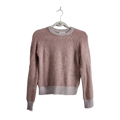 Rag & Bone Valerie Sweater Womens XXS Blush Pink Merino Wool Teddy Cozy Knit - Image 1 of 4
