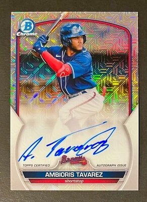 ⚾(you pick) Atlanta Braves 2023 Bowman (auto, parallels, mojo)🔵🔴 - Image 1 of 4