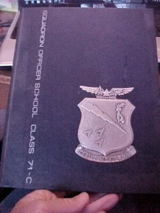 SQUADRON OFFICER SCHOOL, Class 71-C; Maxwell AFB,  1971 YEARBOOK - Picture 1 of 3