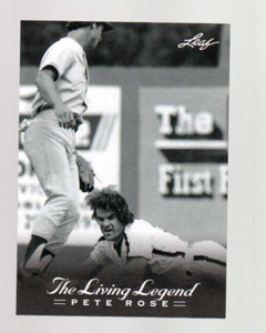 2012 Leaf The Living Legend Pete Rose Baseball Card 40 Philadelphia Phillies