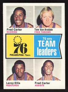 1974-75 Topps Carter / Irvine / Eakins / Taylor #230 - Virginia Squires - EX-MT+