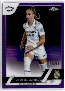 Athenea Del Castillo 2022-23 Topps Chrome Women's Purple Refractor #22 #144/299 - Picture 1 of 2