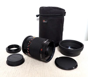 CANON EOS EF DIGITAL fit 500mm F8 Mirror Telephoto Portrait Lens 600D 6D 7D etc - Picture 1 of 7