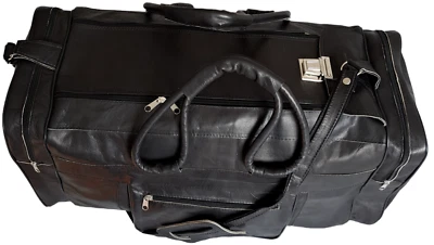 Echte Leder Tasche 58x32 Gym Reisetasche Sporttasche Seesack Training Reisen bag - Bild 1 von 4