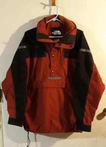 Chaqueta Pullover Grande Vintage THE NORTH FACE Años 90 RAGE GTX Granate Negra GORETEX - Imagen 1 de 19
