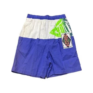 Vintage Gotcha Shorts Men's 26 Swim Trunks Colorblock Logo Surf Skate 90s 80s - Picture 1 of 8