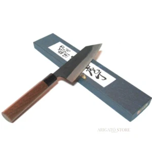 Echizen Kazuma White#2 Kurouchi kitchen Knife 170mm Walnut Handle Japan Handmade - Picture 1 of 7